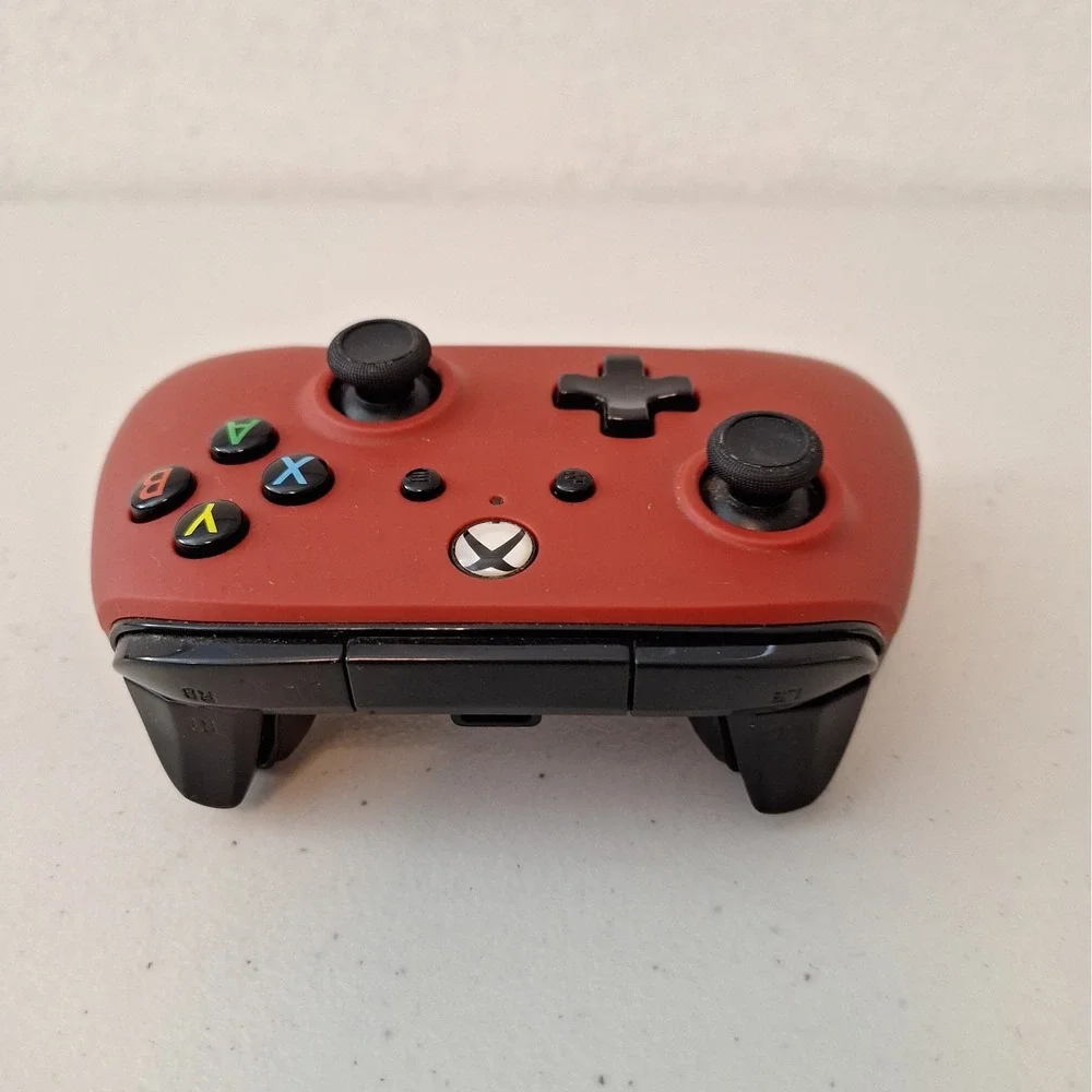 Power A Controller 1511648-01 Red Wired Xbox One Controller No Cable UNTESTED